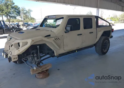 2024 Jeep Gladiator Nighthawk z USA, uszkodzony, nr VIN 1C6HJTAG7RL129417